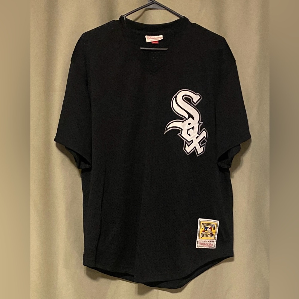 Bo Jackson #8 White Sox Mitchell & Ness Cooperstown 1993 BP Mesh Jersey 48 XL
